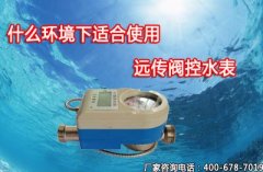 什么环境下适合使用远传阀控水表