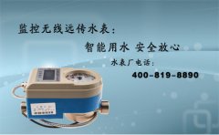 无线远传水表：智能监控用水 安全放心