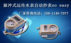 脉冲式远传水表自动抄表so easy