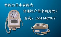智能远传水表能为普通用户带来啥好处？