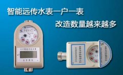 智能远传水表一户一表改造数量越来越多