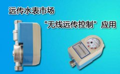 远传水表市场“无线远传控制”应用