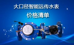 大口径智能远传水表价格清单