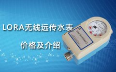 LORA无线远传水表价格及介绍