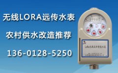 无线LORA远传水表农村供水改造推荐