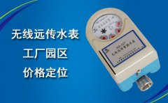 无线远传水表工厂园区价格定位