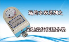 远传水表系列之无线远传阀控水表