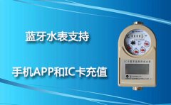 蓝牙水表支持手机APP和IC卡充值