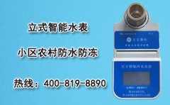 立式智能水表小区农村防水防冻